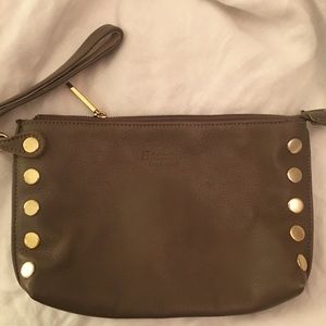Hammitt grey clutch